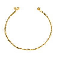 VENYS Crazy Anklet Silver 925 Plated 916 Gold Women's Anklet