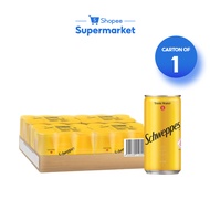 [1 Carton] Schweppes Tonic Water Mini Cans (24x180ml)
