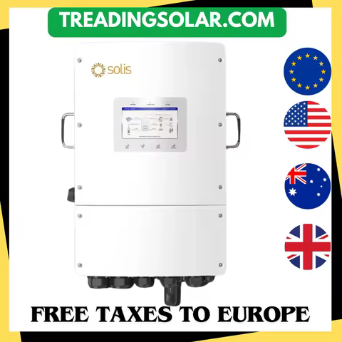 Solis 8KW 10KW 12KW 15KW Hybrid Inverters S6-EH3P15K02-NV-YD-L Inverter IP66 3 Phase WIFI Supports P