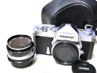 Nikon Nikomat FTN 銀色機身 + Nikon Nikkor-H Auto 50mm f2 Lens