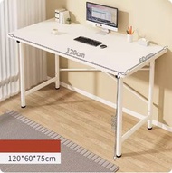 全城熱賣 - 簡易電腦桌（【20mm圓管】暖白+白架）【尺寸：120*60cm】