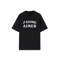 เสื้อยืดแฟชั่นสตรี AIMER สไตล์เกาหลี คอกลม แขนสั้น ที่มีสไตล์และทันสมัย COD จัดส่งจากกรุงเทพฯ ผ้าฝ้า