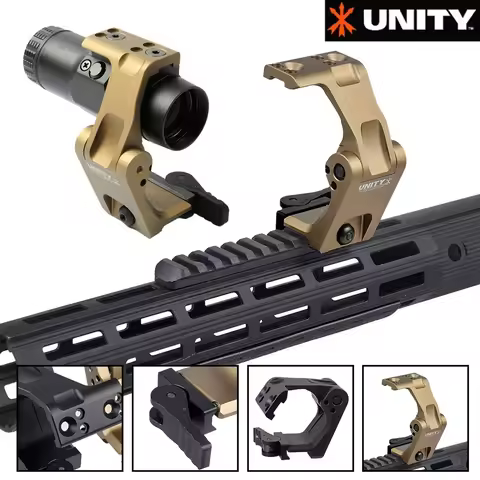 Tactical Unity Mount Quick Base 3X Bracket Magnifier Mount Fit G33 G43 G45 2.26"2.91"Optical Height 