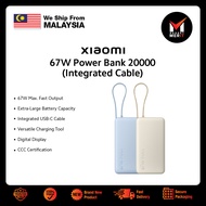 Xiaomi 67W Power Bank 20000 (Integrated Cable) | Integrated USB-C Cable | 67W Max Fast Output