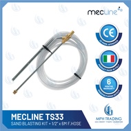 Mecline by Tecomec TS33 250Bar 3625PSI HPC Sand Blasting Kit with 1/2" x 6M Flexible Hose