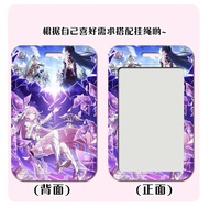 【Value Bundle】 2024new Honkai Impact 3 Elysia Kiana Kaslana Women Key Holder Keyring Id Credit Cards