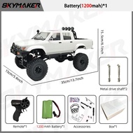 WPL C64-1 RC Car 1:16 Hailax 2.4G 4WD Remote Control Pick-up Truck Controllable LED Light Electric T