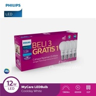 Philips LED Bulb Pack myCare 12w 3 get 1 free E27 CDL6500K Philips Light Bulb