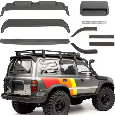 1pcs Simulated 3D Printing Hood Decoration for 1/10 FMS FCX10 LC80 Accessories