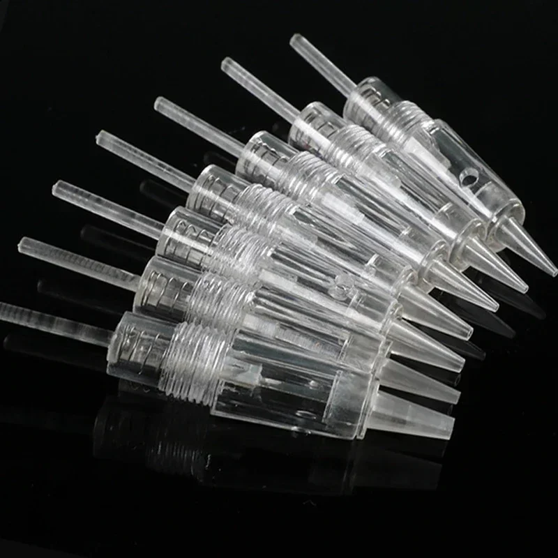 8mm 1RL/3RL/5RL/3F/5F/7F Microblading Tattoo Needles Premium Charmant Machine Nano Screw Tattoo Cart