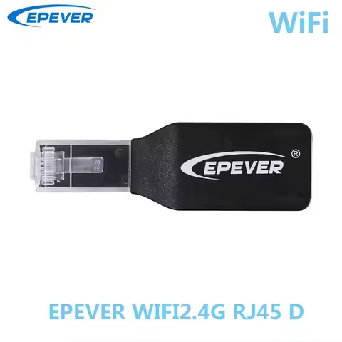 EPEVER MPPT Solar Charge Controller WiFi Adapter for WiFi2.4G RJ45 D Communication Monitoring by Mob
