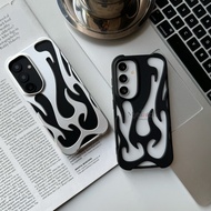 Soft Frosted Color TPU Case For Samsung S22 S23 S24 Ultra A14 A15 A16 A54 A55 A06 Hollow Out Design 