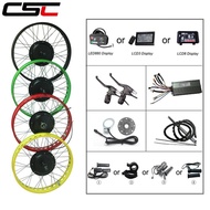 Snow Electric Bicycle Conversion Kit 20 24 26 Inch 4.0 Tyre 48V 1000W 1500W Fat Bike Motor Wheel 4 C