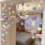 Door Curtain Hanging Curtain Home Bedroom Door Curtain Children's Room Door Girl Heart Hanging Curtain Wall Decoration High-Appearance Perfor