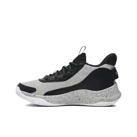 Under Armour Curry 3Z7 Abrasion Resistant Mid top Basketball Shoes Men's Gray Black 3026622-002