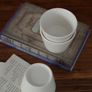 D1211-Japanese Simple White Pig Mouth Cup 180ml Household Simple Solid Color Coffee Cup Hand Cup Mas