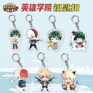 Anime My Hero Academia Acrylic Keychain Midoriya Izuku Bakugou Katsuki Bag Pendant Cute Keychain Fas