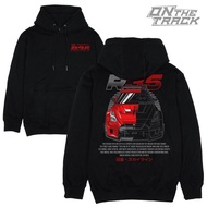 ️【เตรียมจัดส่ง】Hoodie Pria Original | Series nissan Skyline GTR R35 JD OnTheTrack Hitamผ้าฝ้าย คอกลม