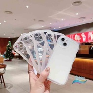 GC Softcase Gelombang Bening Clear Case Casing Handphone 7 8 7 PLUS 8 PLUS X XS XR XS MAX 11 ( 6.1 )