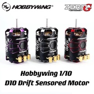 Hobbywing XERUN D10 10.5T 4600KV Drift Brushless Sensored 540 Motor Black For 1/10 RC Drift