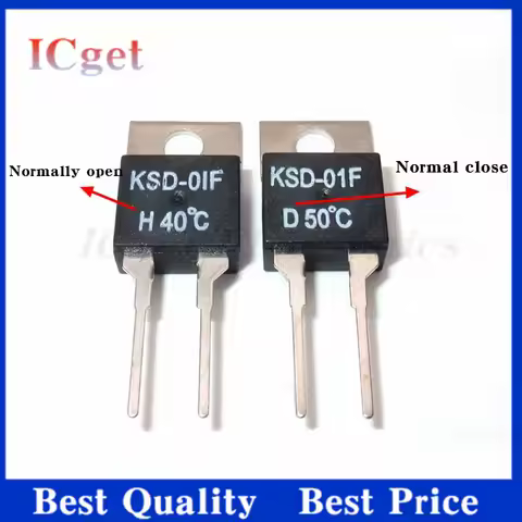 KSD-01F JUC-31F 0~150 Degree Celsius Normally Open Close Temperature Switch Thermostat Thermal Prote