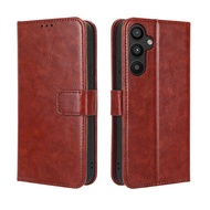 Ốp Galaxy A34 5G Samsung Ốp Đứng Giá Đỡ Điện Thoại Nắp Gập Ốp Galaxy A34 5G Ốp Ví Mặt Sau Bằng Da Nh