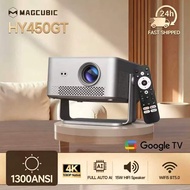 Magcubic HY450GT Smart Projector Auto Focus 1300ANSI Official Netflix Google TV 1080P Native 4K Supp