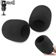 ANTOT Microphone Pop Filter, Replacement Windproof Mic Windscreen Cover, Flocked Sponge Foam Pop Fil
