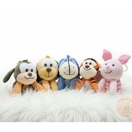 Disney Keychain Tigger Pluto Eeyore Piglet Goofy