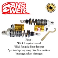 Shock Belakang rx king/Megapro/Tiger/GLCBbebek merk Answer type 008-270320340360 Double Klik RED YEL