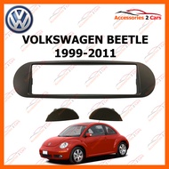 หน้ากากวิทยุรถยนต์ VOLKSWAGEN BEETLE 1999-2011 สำหรับวิทยุ 1 DIN (NV-VW-002)