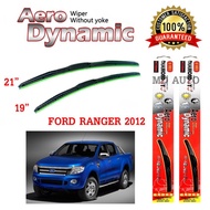 Aero Dynamic Wiper Blades (Diamond eye) Size 18" 20" Inches For FORD RANGER 2012 1 Pair