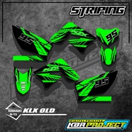 COD Stiker KLX LAMA striping KLX LAMA motor variasi Racing D-15 BAHAN MAXDECAL