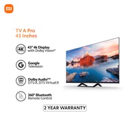 COD Xiaomi TV A Pro 43 inch 4K Ultra HD Dolby Audio Premium Metallic Frame Android Smart TV