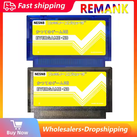 REMANK N8 Nes Cartridge EVERGAME-N8 Super NESN8 Cartridge For FC Video Game Console Accesories NEW S