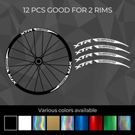 SHIMANO XTR Wheel Rim Decal Stickers | 26 | 27.5 | 29 | For Mountain Bike And Road Bike