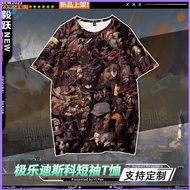 Aqi · Disco Elysium Game Merchandise Short Sleeve T-Shirt Summer Loose Round Neck Men Women Clothes 