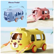 500ml bus-shaped children's water bottle