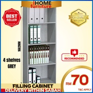 iHOME SABAH FURNITURE🔥READY STOCK🔥4/8/12S Filling cabinet/Multipurpose rack/Storage rack/Book shelf/Kabinet/Rak buku/书架