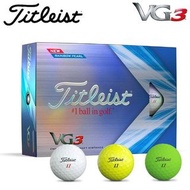 Titleist Golf VG3 高爾夫球一打（12 球）2022 型號日本正品 Titleist VG3