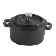 Dkkioau Cast Iron Dutch Oven Non Stick Camping Cooking Pots W/Lid Baking HOT