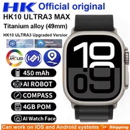 2025 New HK10 Ultra 3 MAX AMOLED Smart Watch Series10 4GB ROM Local Album Bluetooth 5.3 AOD AI Fitne