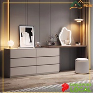 HK Storage Cabinet Drawer Cabinet Chest Drawer Dressing Table With Mirror Make Table