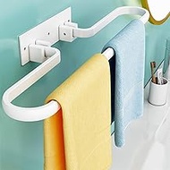 Towel rack 90° Folding Storage Rack - Wall Mounted Towel Rack for Bathroom and Kitchen - Foldable To