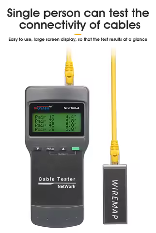 NOYAFA NF-8108A Network Cable Tester Measure Length Cable Tracker Cat5E Cat6E Cable Tester Network T