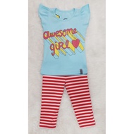 Tobiko Girls' Sleepwear Suit Short Sleeve Long Pants