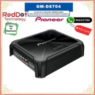 PIONEER GM-D8704 Class-D 4-Channel Bridgeable Amplifier with Wired Bass Boost Remote