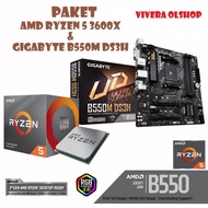 PAKET RYZEN 5 3600x + MB GIGABYTE B550M DS3H