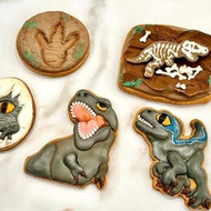 恐龍紀元糖霜餅乾 收涎餅乾 生日餅乾