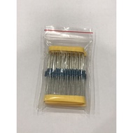 100 Resistors 1/4W Ohm